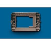 AERTECNICA serie NA674 Supporto adattatore per placca grigio chiaro Vimar Idea Rondo