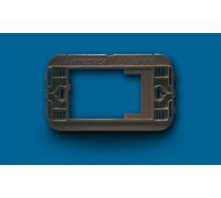 AERTECNICA serie NA678 Supporto adattatore per placca grigio chiaro Ave Sistema 45