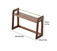 AERTSDFGT Librerie Desktop piccolo scaffale for scrivania moderno portapattonaggio semplice noce nera adatto for il salotto di studi di studio for uffici. Mobili per la Decorazione della Casa