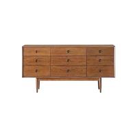 AERTSDFGT Mobile Buffet Moderno Mobiletto portaoggetti in legno massello for cucina, soggiorno, piccolo appartamento, casa, veranda, espositore, decorazione for corridoio, mobili Vetrine Portaoggetti