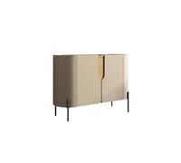 AERTSDFGT Mobile Buffet Moderno Tavolo da ingresso in pelle di sella, piastra in pietra, mobiletto laterale for sala pranzo, moderno for soggiorno, arredamento decorativo Vetrine Portaoggetti
