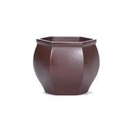AERTSDFGT Tazzine da tè Piccole Coppa esagonale in argilla viola a forma di tamburo, eleganti articoli da degustazione for la tradizionale cerimonia del tè domestica