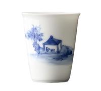 AERTSDFGT Tazzine da tè Piccole Retro creativo dipinto a mano casa da tè piccola tazza da tè in ceramica tazza host personale set da tè Kung Fu for bere il tè Tazza da tè Kungfu
