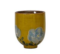 AERTSDFGT Tazzine da tè Piccole Sottobicchiere for tazza in ceramica di camelia dipinta a mano, singolo, sotto smalto, maestro cinese, set for degustazione tè e kung fu Tazza da tè Kungfu