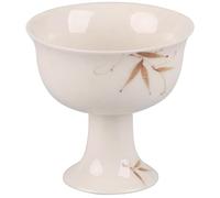 AERTSDFGT Tazzine da tè Piccole Tazza alta in bambù, tazza da degustazione in dipinta a mano, set tè, piccola singola, in ceramica bianca Tazza da tè Kungfu