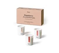 Aery Ltd Set Regalo con Candele, Bianco, Rosa, Votives, 80g Each