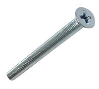 AERZETIX - 100 Bulloni - Testa conica - M3x40mm- DIN965A - Acciaio zincato - Impronta PH1 croce - C18046