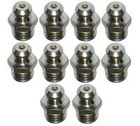 AERZETIX - 10x Ingrassatori Cono Grasso Nipplo Nippi Diritto - M8 8mm - per Alimentare Lubrificanti e Ingrassare Sistemi Meccanici - C54473
