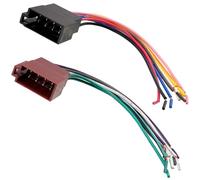 AERZETIX - C10885 - Kit di 2 connettori maschio ISO per autoradio 16 pin 8+8 - lunghezza 175mm - adattatore filo cablaggio presa auto