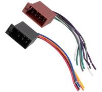 AERZETIX - C10924 - Kit di 2 connettori maschio ISO per autoradio 13 pin 5+8 - lunghezza 175mm - adattatore filo cablaggio presa auto