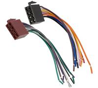 AERZETIX - C11036 - Kit di 2 connettori femmina ISO per autoradio 16 pin 8+8 - lunghezza 165mm - adattatore filo cablaggio presa auto