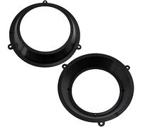 AERZETIX - C11583 - Set di 2 adattatori/supporti per altoparlanti per auto automobile Ø165mm - lato di montaggio: porta anteriore - compatibile con Fiat Panda