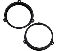 AERZETIX - C11599 - Set di 2 adattatori/supporti per altoparlanti per auto automobile Ø165mm - lato di montaggio: porta posteriore - compatibile con Fiat Panda