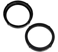 AERZETIX - C11626 - Set di 2 adattatori/supporti per altoparlanti per auto Ø165mm - lato di montaggio: porta anteriore/posteriore - compatibile con Seat Arosa Leon Toledo, Skoda Octavia II Superb, VW