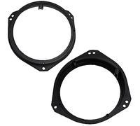 AERZETIX - C11642 - Set di 2 adattatori/supporti per altoparlanti per auto Ø165mm - lato di montaggio: porte anteriori - compatibile con BMW X5 (E53) 1999-2006, Nissan Primastar, Opel Corsa B/C