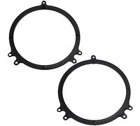 AERZETIX - C40677 - Set di 2 adattatori/supporti per altoparlanti per auto Ø165mm - lato di montaggio: parte anteriore/posteriore - compatibile con Audi A3/A4/A4 Avant/A6/A6 Avant/TT