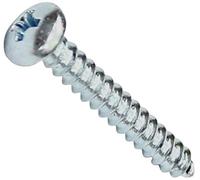 AERZETIX - C44623 - Set di 100 - Viti autofilettanti M2.9x19mm a testa tonda bombata - con impronta a croce PH - DIN7981 - in acciaio zincato - lamiera assemblaggio fissaggio serraggio foratura