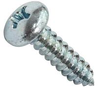 AERZETIX - C44647 - Set di 100 - Viti autofilettanti M4.2x16mm a testa tonda bombata - con impronta a croce PH - DIN7981 - in acciaio zincato - lamiera assemblaggio fissaggio serraggio foratura