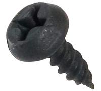 AERZETIX - C44649 - Set di 100 Viti autofilettanti M3.5x11mm con testa pan framing - viti di bloccaggio testa conica per pannelli in metallo e alluminio - telaio lamiera - in acciaio - colore nero