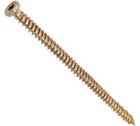 AERZETIX - C44669 - Set di 20 Viti per calcestruzzo Ø7.5x132mm con impronta stella T30 - montaggio diretto senza tassello - con testa fresata - in acciaio - ancoraggio fissaggio costruzione