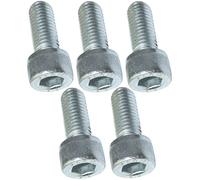 AERZETIX - C47713 - Set di 5 pezzi - Bulloni M10x25 - con testa esagonale interna - Ø10x25mm - DIN 912 - Classe 8.8 - In Acciaio Zingué - Fai da te - Strumenti di montaggio/Ferramenta