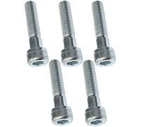 AERZETIX - C47717 - Set di 5 pezzi - Bulloni M10x45 - con testa esagonale interna - Ø10x45mm - DIN 912 - Classe 8.8 - In Acciaio Zingué - Fai da te - Strumenti di montaggio/Ferramenta