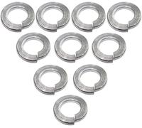 AERZETIX - C48799 - Set di 10 rondelle Grower freno a molla - M6 - in acciaio inossidabile A2 - DIN127 - fai da te