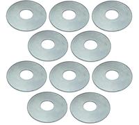 AERZETIX - C49707 - Set di 10 rondelle di carrozzeria piatte larghe - M12 Ø13x40x1.5mm - in acciaio zincato