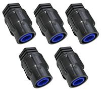 Aerzetix - C52036 - Set di 5 - Tappo di fine Linea per Tubo Ø20mm - in plastica - Tappo di Chiusura - Tappi per Sistema di irrigazione
