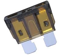 AERZETIX - C53700 - Set di 10 fusibili a innesto midi 19mm piatti - 7.5A - colore: marrone - auto/veicolo