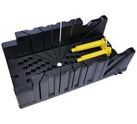 AERZETIX - C55121 - Scatola di mitra 325x122 mm + 2 cunei eccentrici - angoli di taglio 45°/90°/22.5° e taglio inclinato 45° - per cornicioni listelli legno modanature