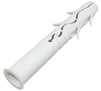 AERZETIX - C57881 - Set di 10 Tasselli universali con alette per colpire Ø14x100mm con flangia - in plastica/nylon - per fissaggio muratura calcestruzzo mattone pietra blocco cemento