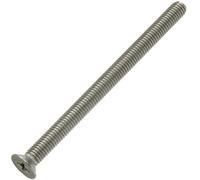 AERZETIX - C59557 - Set di 5 viti di metallo M5x70mm con testa fresata - impronta PH2 - DIN 965 - in acciaio inossidabile A2 - filettatura metrica standard - cacciavite montaggio fissaggio