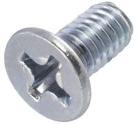 AERZETIX - C59641 - Set di 100 viti di metallo M4x8mm a testa fresata PH2 - DIN 965 - in acciaio al carbonio - durezza 4.8 - finitura zincata - per fissaggio vite cacciavite montaggio