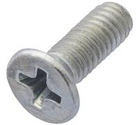 AERZETIX - C59643 - Set di 100 viti di metallo M4x12mm a testa fresata PH2 - DIN 965 - in acciaio al carbonio - durezza 4.8 - finitura zincata - per fissaggio vite cacciavite montaggio