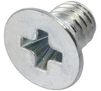 AERZETIX - C59940 - Set di 100 viti di metallo M3x4mm a testa fresata PH1 - DIN 965 - in acciaio al carbonio - durezza 4.8 - finitura zincata - per fissaggio vite cacciavite montaggio