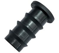 Aerzetix - C60680 - Set di 20 Tappi di Fermare scanalati per Tubo da Giardino Ø20mm - Tappo di fine Linea per Sistema di irrigazione a Goccia