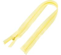 Aerzetix - C61256 - Set di 10 Cerniere Invisibili 40cm Non separabili - Cerniera Lampo - Colore Giallo Banana - pelletteria Jeans Pantaloni Vestito Gonna Abbigliamento Cucito