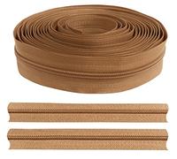 Aerzetix - C62519 - Cerniera Lampo Spirale 5m N°3 Senza cursore - Colore: tegola Marrone - in Nylon - Copertura di Protezione Abbigliamento Cuscino Gonna Vestito pelletteria Jeans Decorazione