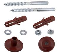 AERZETIX - C65159 - Kit di fissaggio a parete per lavabo sospeso sanitario vite M8x100mm - prigionieri filettati - tassello Ø10x50mm - kit di montaggio lavello fissaggio impianti idraulici