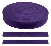 Aerzetix - C70267 - Rotolo di sbieco Elastico 18 m - Larghezza 20mm - Colore lillà - in Poliestere e Elastan - Sartoria merceria Cucito Abbigliamento Tessuto Artigianale