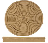 Aerzetix - C72050 - Nastro bordatore sbieco Banda Decorativa 4.5 Metri x 10mm - in Poliestere 50% e Cotone 50% - Colore Beige Scuro - passamaneria gallone Vestiti Cuscini trapunte