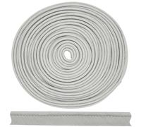 Aerzetix - C72052 - Nastro bordatore sbieco Banda Decorativa 4.5 Metri x 10mm - in Poliestere 50% e Cotone 50% - Colore Grigio Chiaro - passamaneria gallone Vestiti Cuscini trapunte