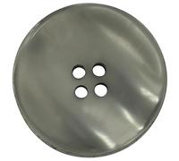 AERZETIX - C74042 - Set di 10 bottoni per cucire Ø20x3mm con 4 fori 32L L32 - colore grigio-verde - in plastica - apertura 1.8mm - hobby creativo merceria cucito decorazione abbigliamento