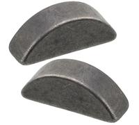 AERZETIX - C75988 - Set di 2 chiavette a forma di mezzaluna 2x2.6x7mm - in acciaio