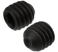 AERZETIX - C76054 - Set di 10 Vite di bloccaggio serraggio senza testa M3X3 mm - con estremità concava ciotola 6 lati cavi - in acciaio - colore nero