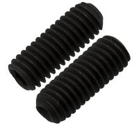 AERZETIX - C76058 - Set di 10 Vite di bloccaggio serraggio senza testa M3X8 mm con estremità concava ciotola 6 lati cavi - in acciaio - colore nero