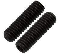 AERZETIX - C76059 - Set di 10 Vite di bloccaggio serraggio senza testa M3X10 mm con estremità concava ciotola 6 lati cavi - in acciaio - colore nero