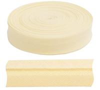 Aerzetix - C77328 - Nastro in sbieco 9 Metri x 17mm - in Cotone - Colore Giallo Sabbia - passamaneria gallone Abbigliamento Cuscini trapunte