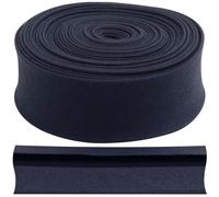 Aerzetix - C77478 - Nastro in sbieco Piegato per Cucire 4.5 Metri x 23mm - in 20% Cotone e 80% Poliestere - Colore Blu Scuro